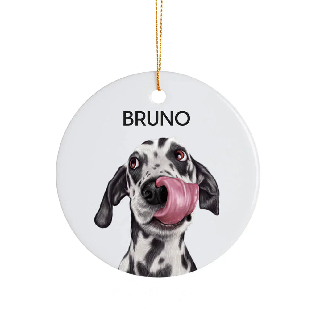 Adorno de navidad personalizado de tu mascota